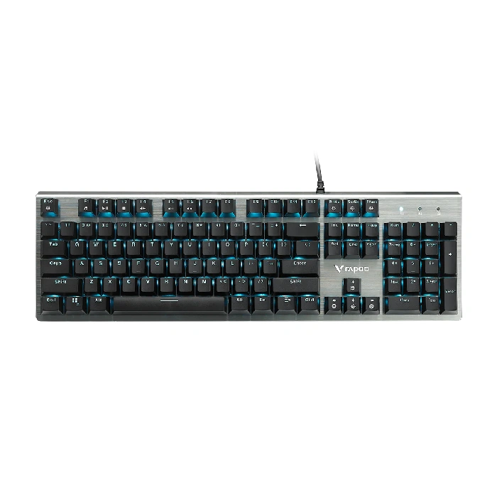 Rapoo V530 RGB Backlit Wired Silver Switch Mechanical Gaming Keyboard